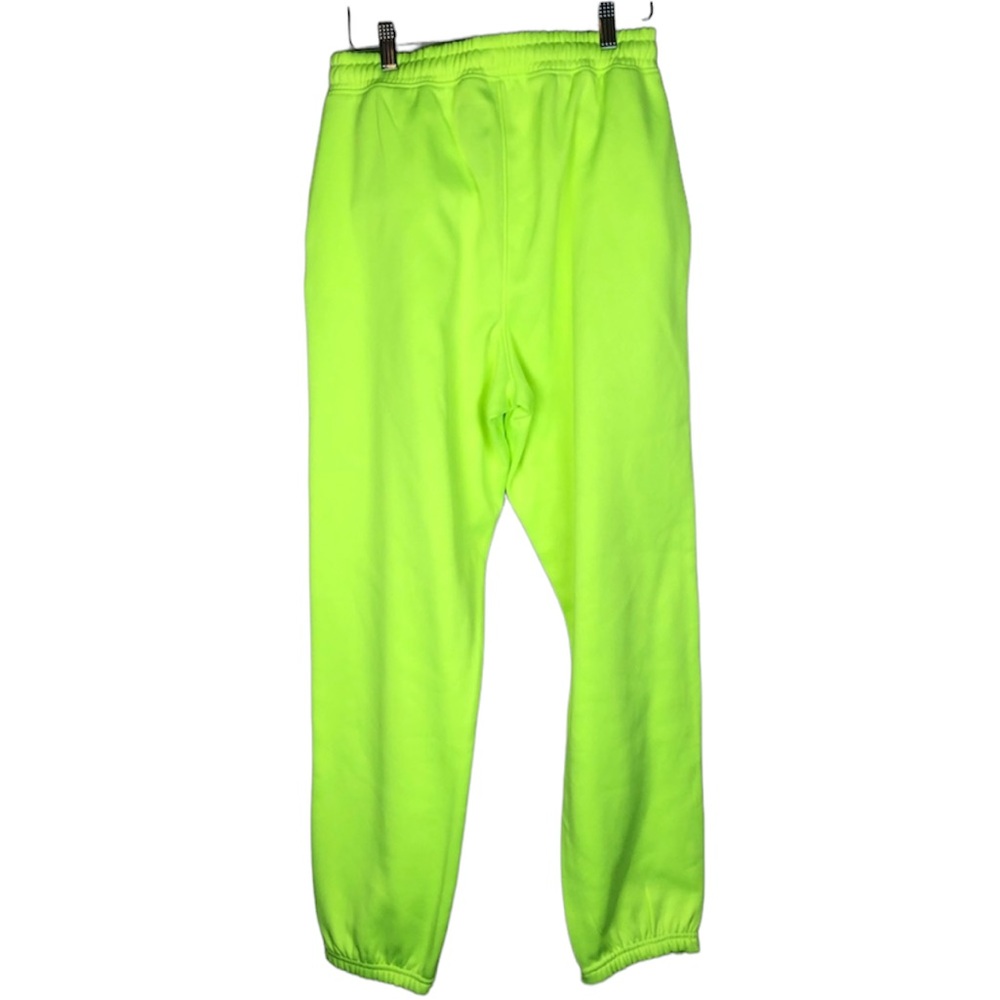 Neon green sweatpants